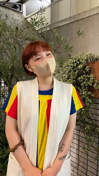 カラー SASAnagano 堀内未梨のヘアスタイル