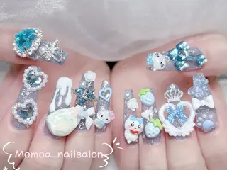 ネイル MoMoA Nail ネイル長さ出し専門店のネイルデザイン