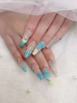 ネイル チョウ チョウのネイルデザイン