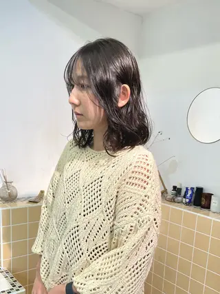 ミディアム パーマ Seeknext // Rukaのヘアスタイル