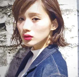 ミディアム カラー This所属・🟦髪質改善6年 💊YAMAMOTOのヘアスタイル