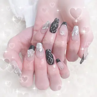 ネイル pourtoi 立川 manami⟡.·のネイルデザイン