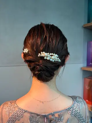 ミディアム ヘアアレンジ インナーカラー🎀/ Yuzukiのヘアスタイル