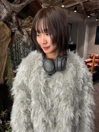 ミディアム カラー パーマ ヘアアレンジ メンズ 心斎橋美容室 Junのヘアスタイル