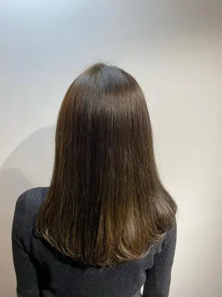 セミロング カラー 🫧縮毛矯正🫧ai hara🫧表参道のヘアスタイル