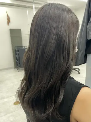 カラー 透明感♡くすみカラー shiori/小岩のヘアスタイル