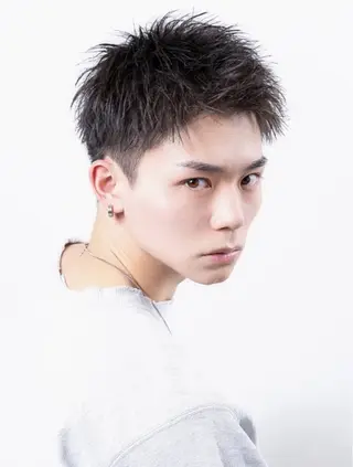 ショート パーマ、縮毛矯正特化 松本真那斗のヘアスタイル