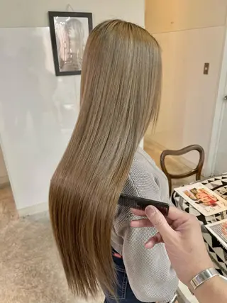 ロング カラー AMRITA所属・men'sｶｯﾄ ﾊﾟｰﾏ🫧ｼｵﾝのヘアスタイル