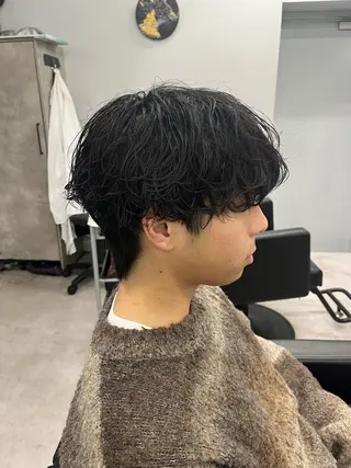 パーマ メンズ メンズパーマ特化🔥 田中のヘアスタイル