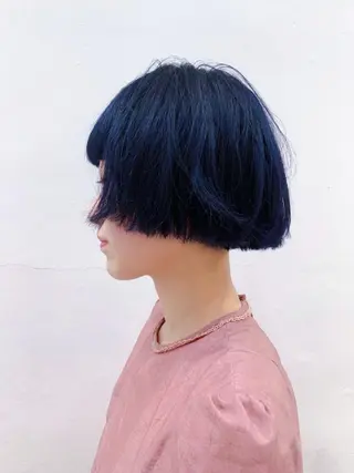 ショート カラー THE./ブリーチ 透感カラー/髪質改善のヘアスタイル