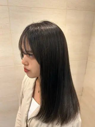 セミロング カラー 新横浜CLOVER 本店🍀 鈴木 陽太のヘアスタイル