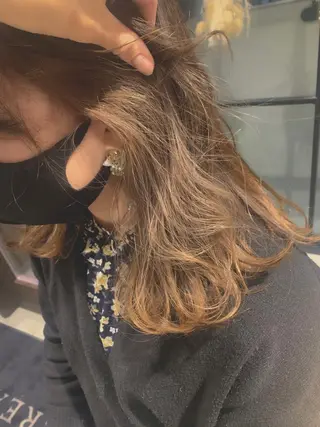 ミディアム カラー stylist  ＊ mahoのヘアスタイル