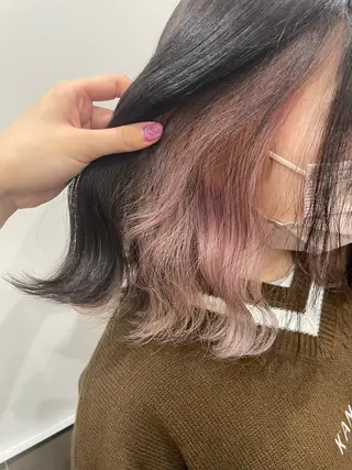 セミロング カラー PROGRESS Harukiのヘアスタイル