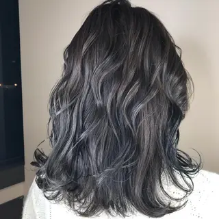 ミディアム カラー Lien 深井店のヘアスタイル