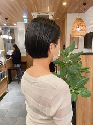ショート TYCHE GINZA所属・🍃服部 雅哉🍃銀座◎のヘアスタイル