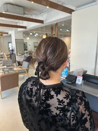 ヘアアレンジ 門手 菜々子のヘアスタイル