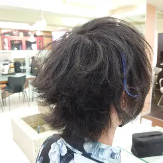 ミディアム ヘアアレンジ メンズ 🐺デザインウルフ / 一ノ瀬 凌🐺のヘアスタイル