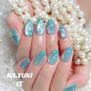 ネイル マツエク・マツパ アイブロウ メンズ キッズ ヘアアレンジ ロング 🎀 moo～ 🎀のネイルデザイン