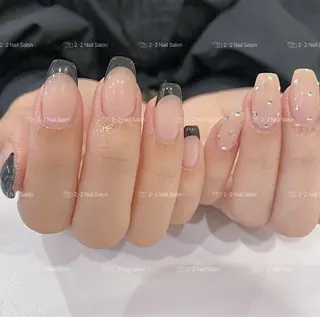 ネイル Shis_🦄shi 韓国風キラキラネイルのネイルデザイン