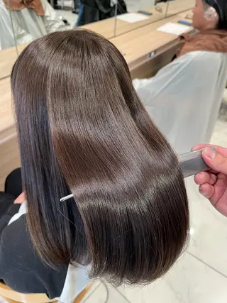 ロング カラー 【メンズパーマ✨️ 髪質改善矯正】岩城のヘアスタイル