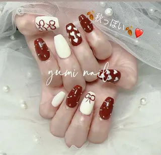 ネイル 𝐲𝐮𝐦𝐢🎀 長さ出しデザイン専門のネイルデザイン