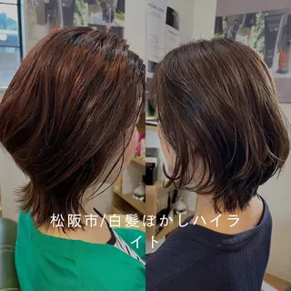 カラー 西村 雄介のヘアスタイル