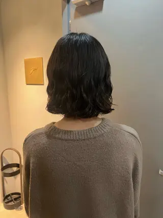 ショート カラー パーマ akane/ベージュ /オリーブ/ブラウンのヘアスタイル