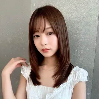 ミディアム Lond un Maison.所属・原宿/レイヤー/似合 わせ🌈チャン🌈のヘアスタイル