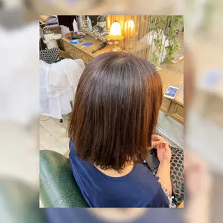 ミディアム カラー 髪質改善/縮毛矯正 艶髪🔥高杉のヘアスタイル