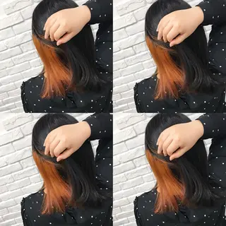 ミディアム カラー ヘアアレンジ ブリーチ/ヘアケア 🪞TAKUMA🪞のヘアスタイル