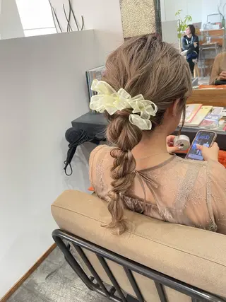 ヘアアレンジ ende. ハルタのヘアスタイル