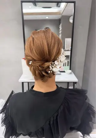 ショート セットサロン　フェルナ所属・ヘアセットサロン 北新地　mainoのヘアスタイル