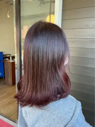 セミロング カラー 柔らかい/抜け感/ SOU🫧のヘアスタイル