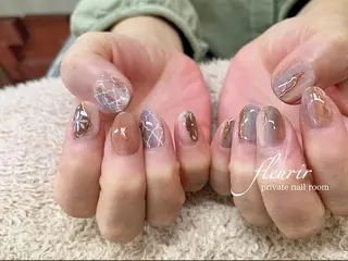 ネイル フルリール 【プライベートサロンのネイルデザイン