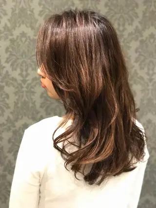ロング ハットリ ユウイチのヘアスタイル