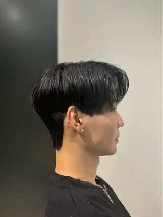 ショート パーマ メンズ 韓国メンズヘア/ ダウンパーマ/歩夢のヘアスタイル