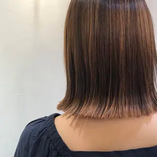 ショート 艶カラー/韓国顔周り 🎀mamiのヘアスタイル