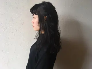 セミロング ヘアアレンジ milk所属・キノシタ マユのヘアスタイル