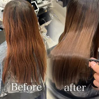 ロング 髪質改善VALETTE福岡天神所属・髪質改善/レイヤー /韓国ヘアNOBUのヘアスタイル