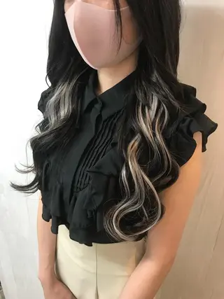 ロング GLOSS 心斎橋 山上のヘアスタイル