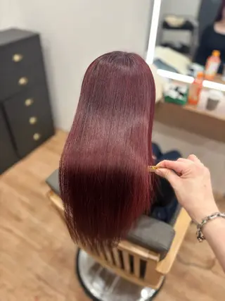 ロング カラー little 小濱彰太のヘアスタイル