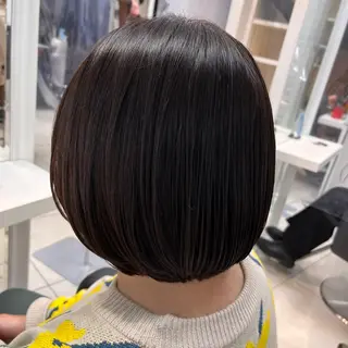 ショート カラー 【センターパート/ マッシュ】ryokaのヘアスタイル