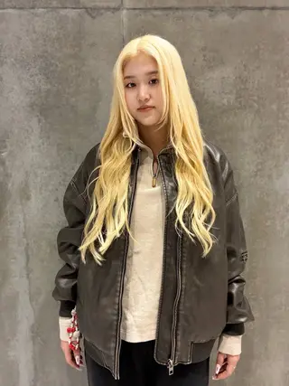 ロング カラー 篠江 廉のヘアスタイル