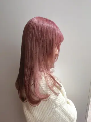 セミロング カラー マツエクmarry池袋所属・マツエクモデル無料 marry 池袋秦のマツエク・マツパデザイン