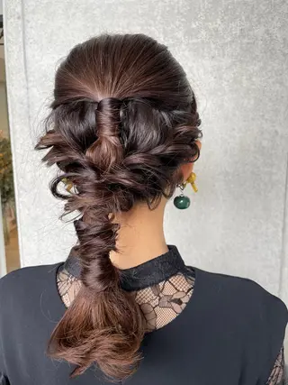 ヘアアレンジ 堀田 結香のヘアスタイル