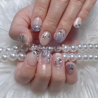 ネイル 💎CC・NaNa 韓国風ネイル🌙Cのネイルデザイン