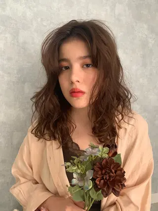 ミディアム Elle✂︎ Riinaのヘアスタイル