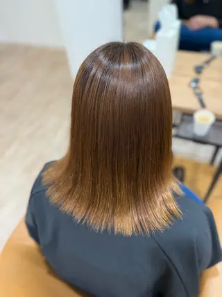 セミロング Soleil【ソレイユ】所属・黒地 陽菜のヘアスタイル