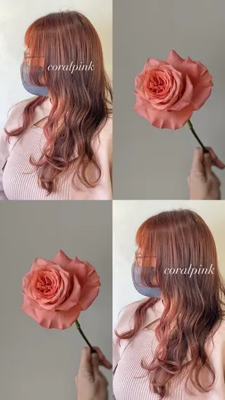 ロング アリヤマ メイカのヘアスタイル