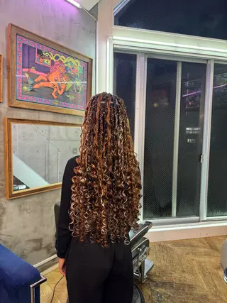 ロング ヘアアレンジ 💕MINAMI 特殊ヘア💕🥥🌴のヘアスタイル